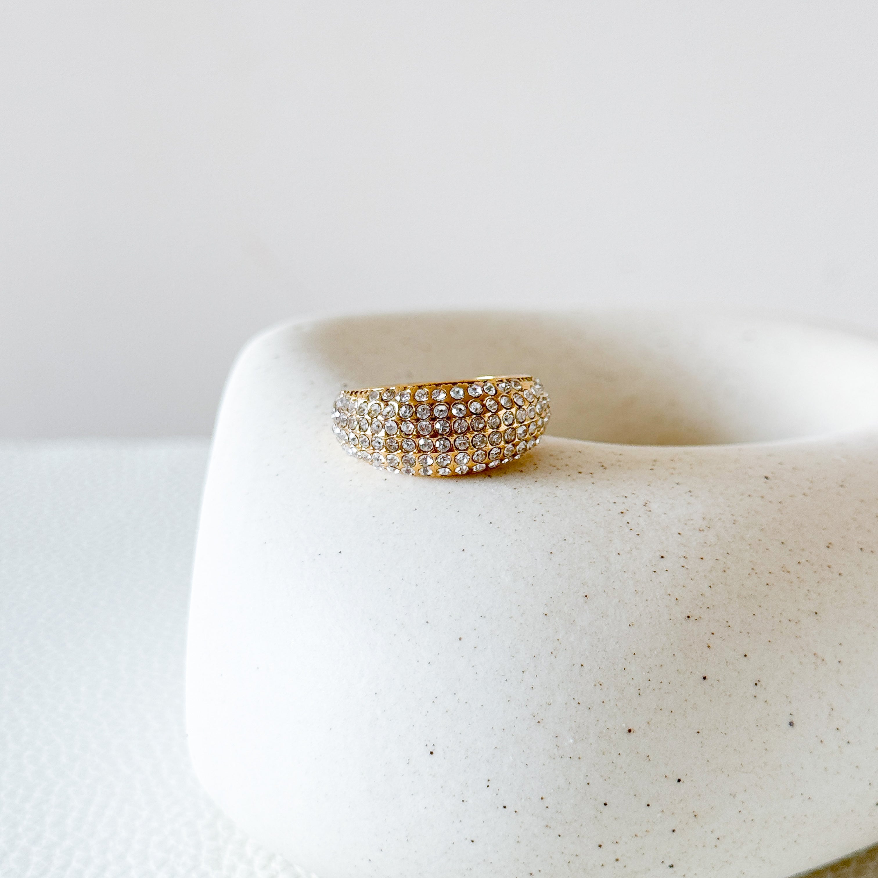 Pavé Dome Ring--Dazzledvenus