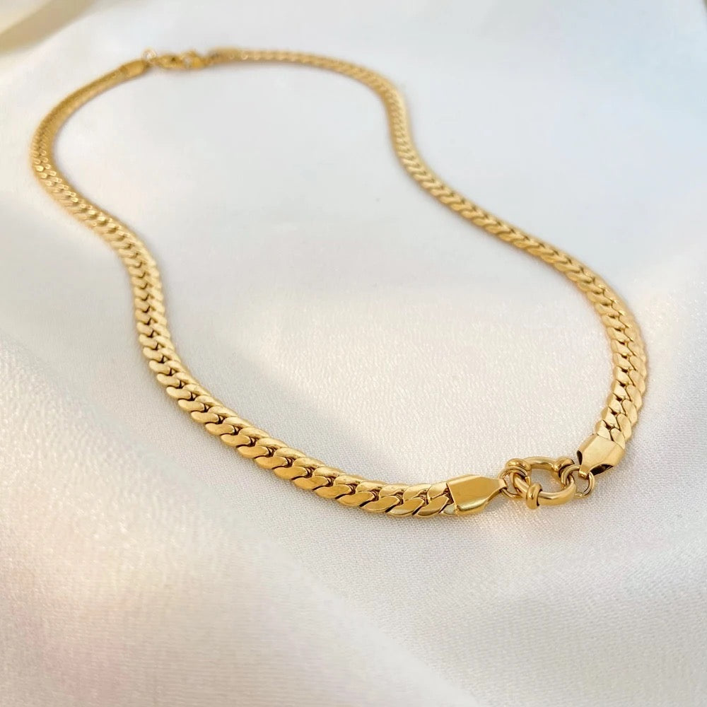 DYO Charm Necklace-Purchase stylish Twisted Herring Bone Necklace. Explore our online collection for trendy accessories reflecting the charm of the Emerald Isle. Order yours now!-Dazzledvenus