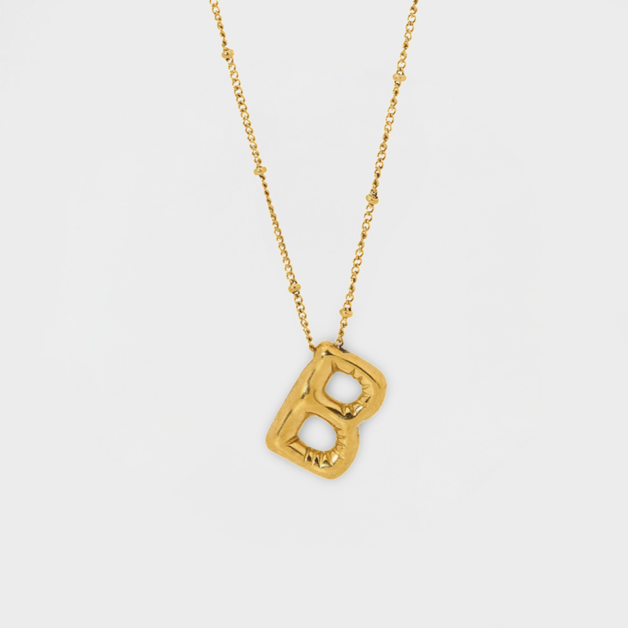 Bubble Letter Necklace--Dazzledvenus