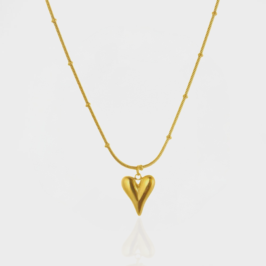 Adore Heart Necklace--Dazzledvenus