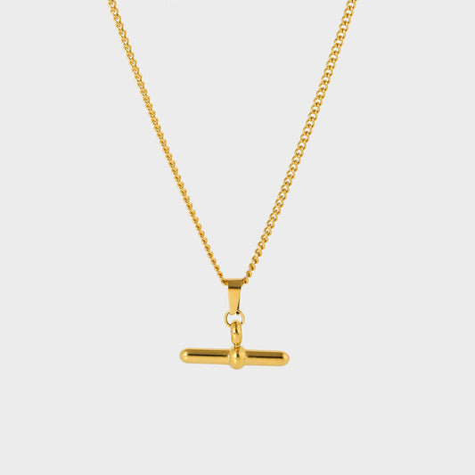 Balance Beam T-Bar Chain Necklace-Explore our elegant Balance Beam T-Bar Chain Necklace collection. Enhance your style with our sophisticated designs. Order now for timeless elegance! 🏆-Dazzledvenus