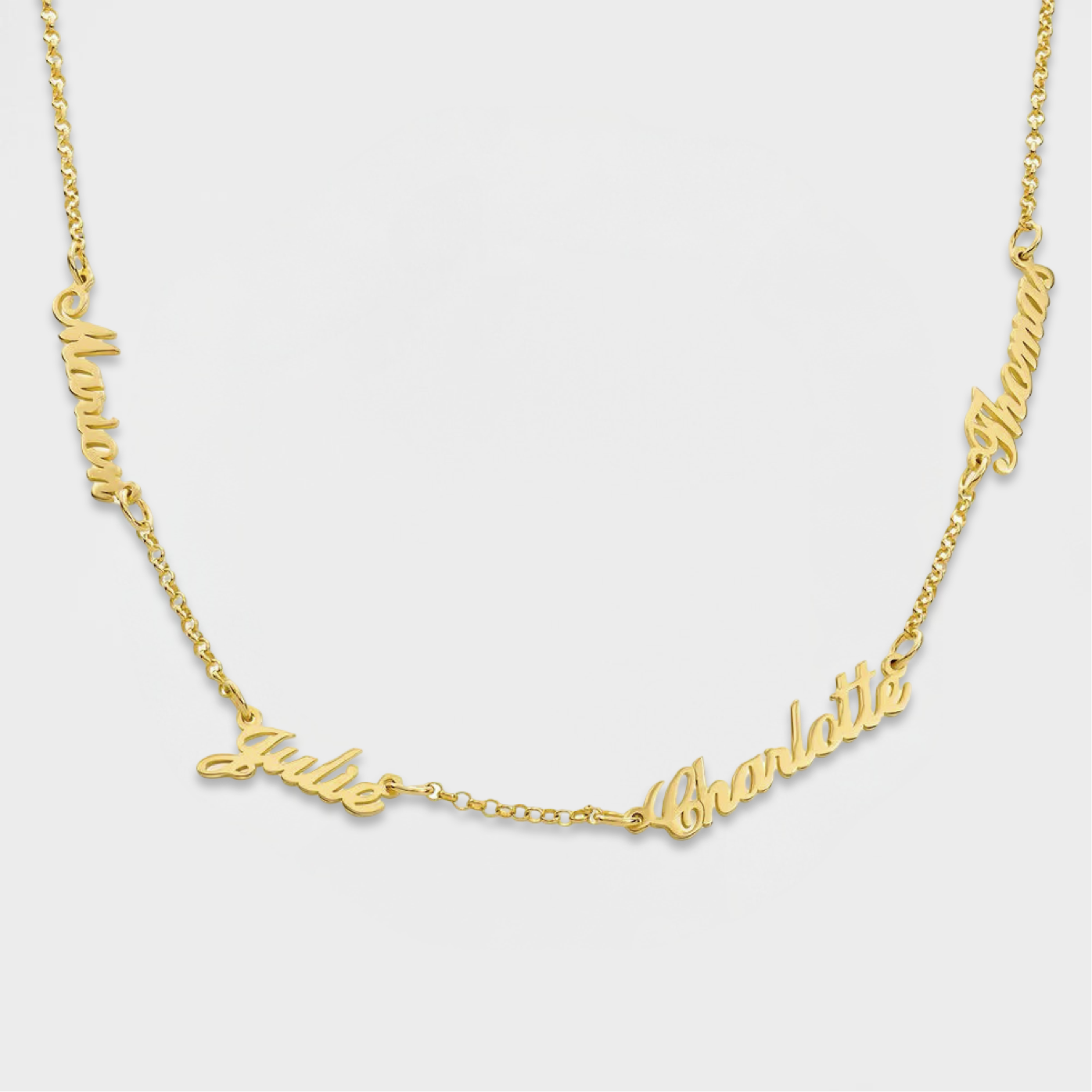 Family Tribe Name Necklace-Elevate your fashion game instantly! Order your Personalized Bubble Name Choker today to add a personalized touch to your style. Don't miss out. Shop Now! 💥-Dazzledvenus
