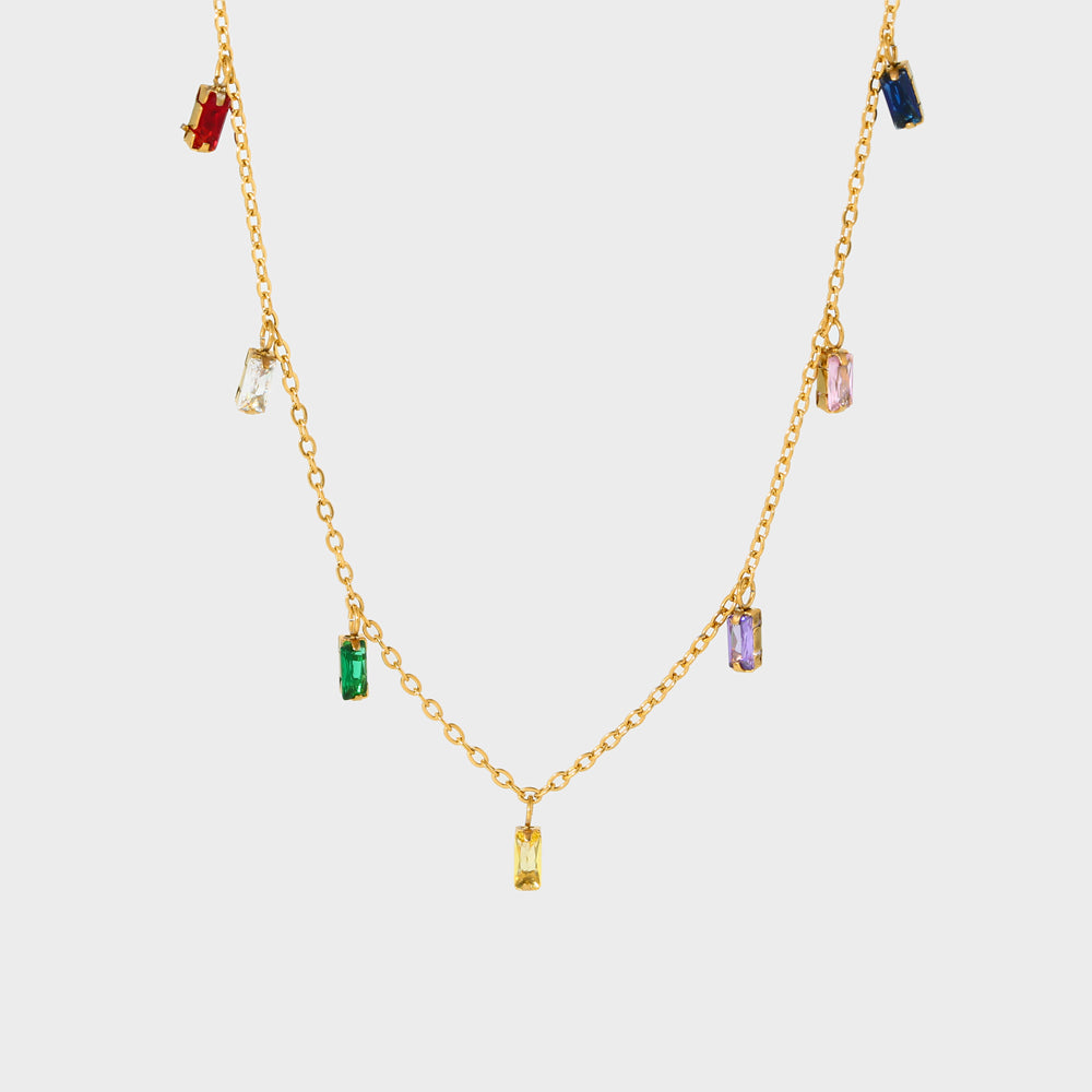 Chakra Multicolour Necklace--Dazzledvenus