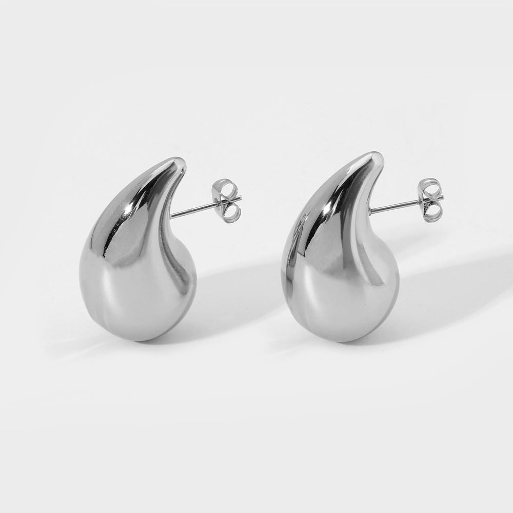 Savi Teardrop Earring-Silver-Dazzledvenus