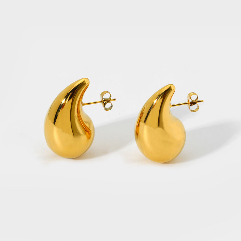 Savi Teardrop Earring-Gold-Dazzledvenus