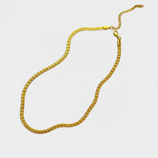 Cleopatra Herringbone Necklace--Dazzledvenus