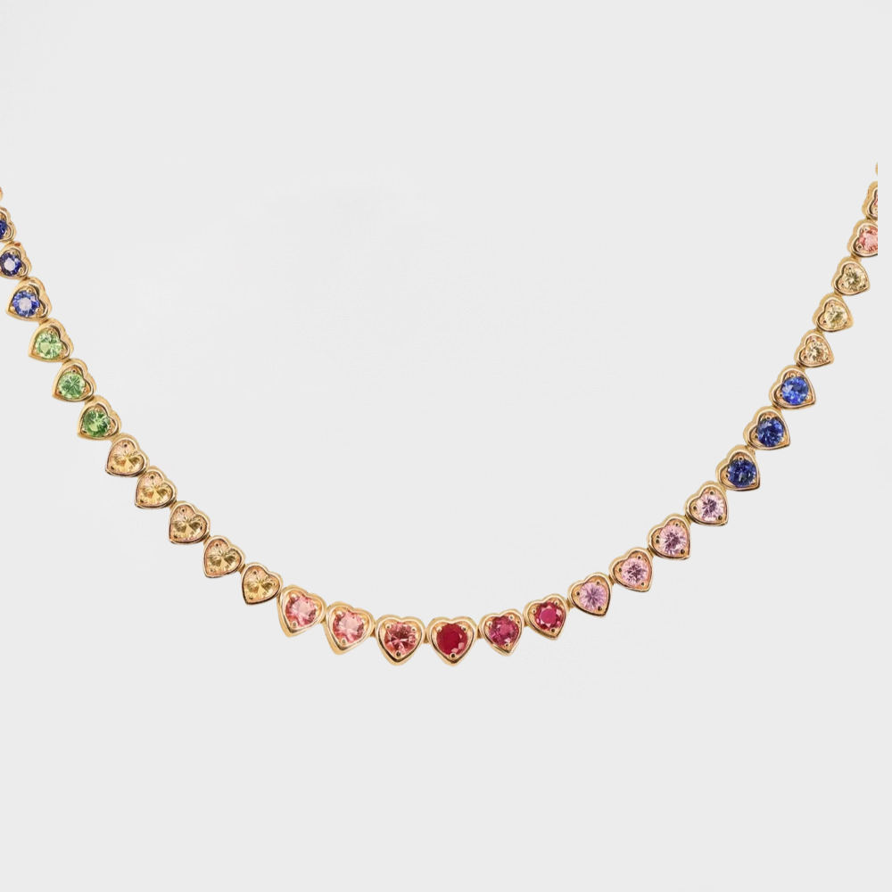 Crystal Rainbow Stone Necklace-Shop our captivating rainbow stone necklaces online. Elevate your style with these vibrant, colorful accessories available for purchase now! Visit our website!🔥-Dazzledvenus