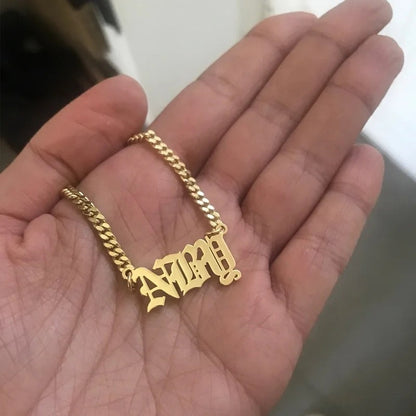 Custom Name Cuban Link Chain Necklace-Discover the perfect blend of fashion and sophistication with our Custom Name Cuban Link Chain Necklace collection. Elevate your style today! Shop Now! ✔-Dazzledvenus
