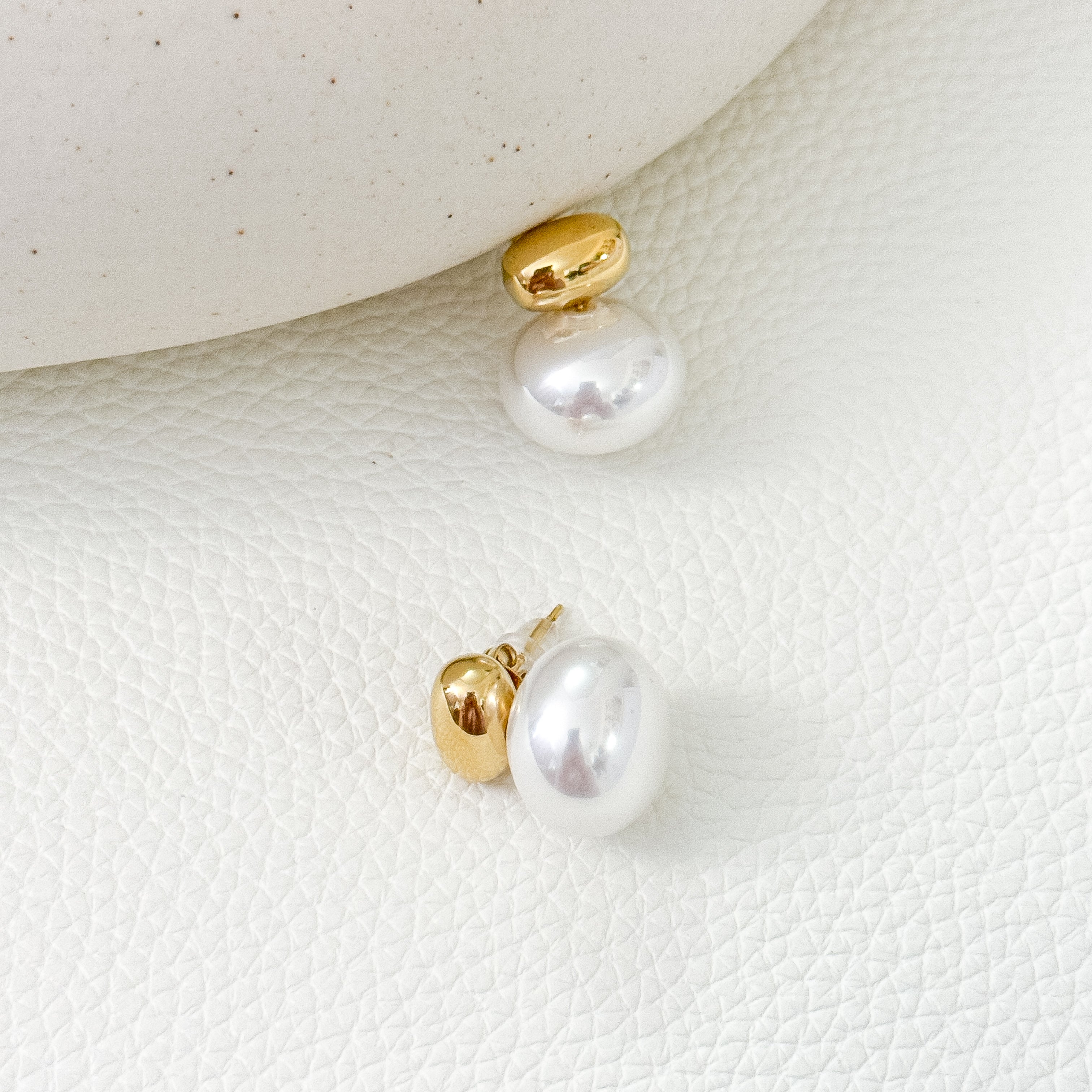 Empress Pearl Stud Earring--Dazzledvenus