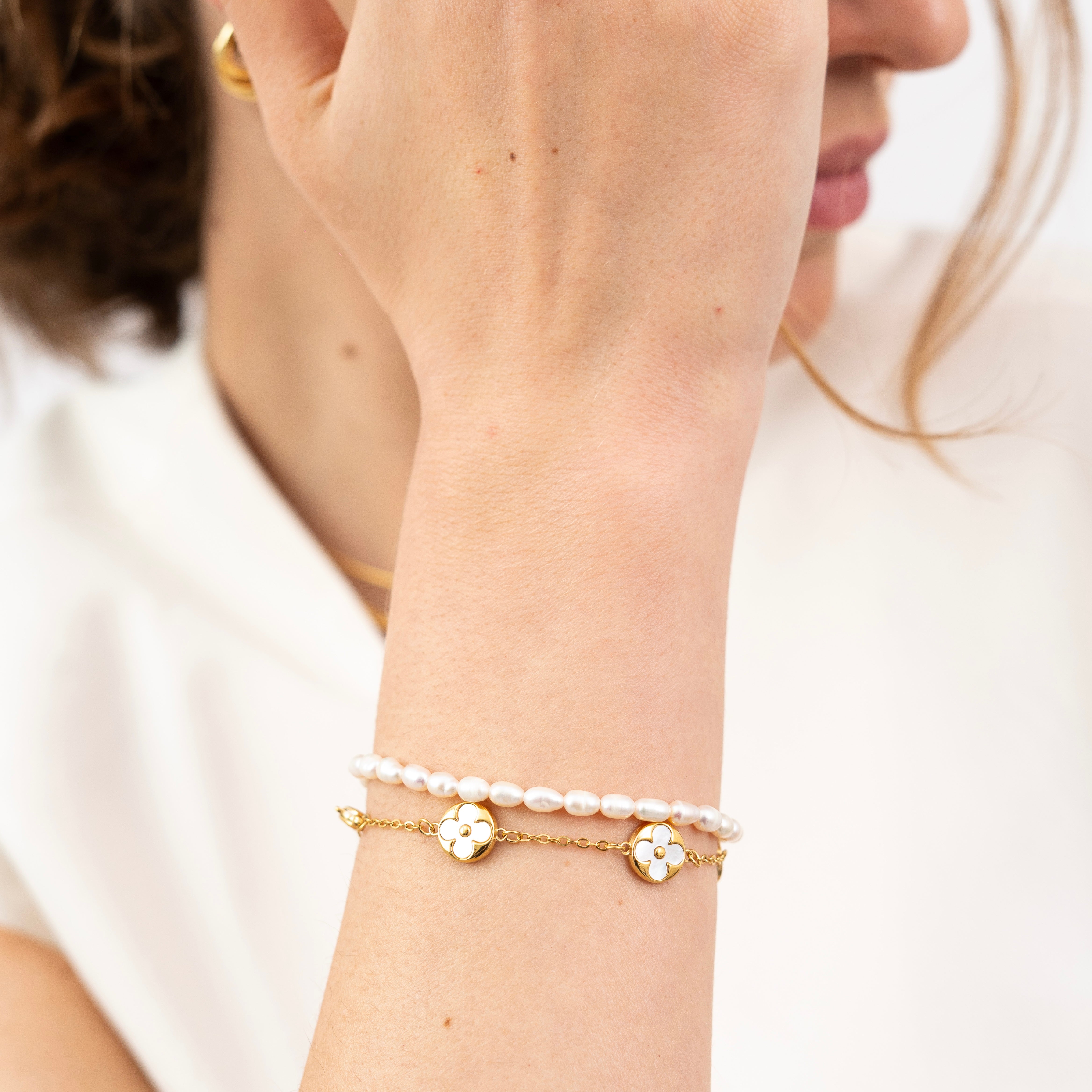 Love Tag Pearl Bracelet-Dazzledvenus