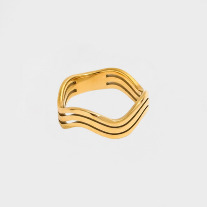 Wavy Ripple Ring--Dazzledvenus