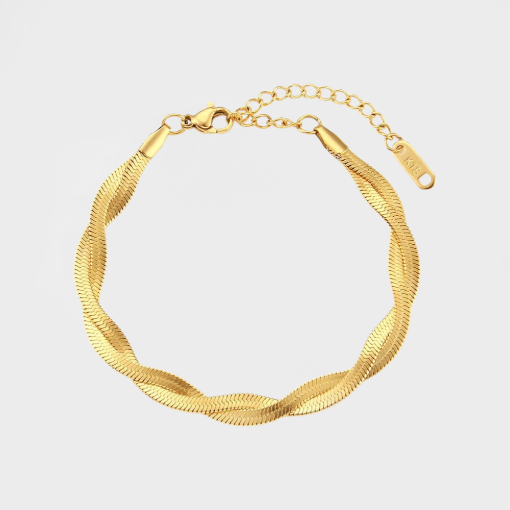 Omega Braided Snake Bracelet-Dazzledvenus