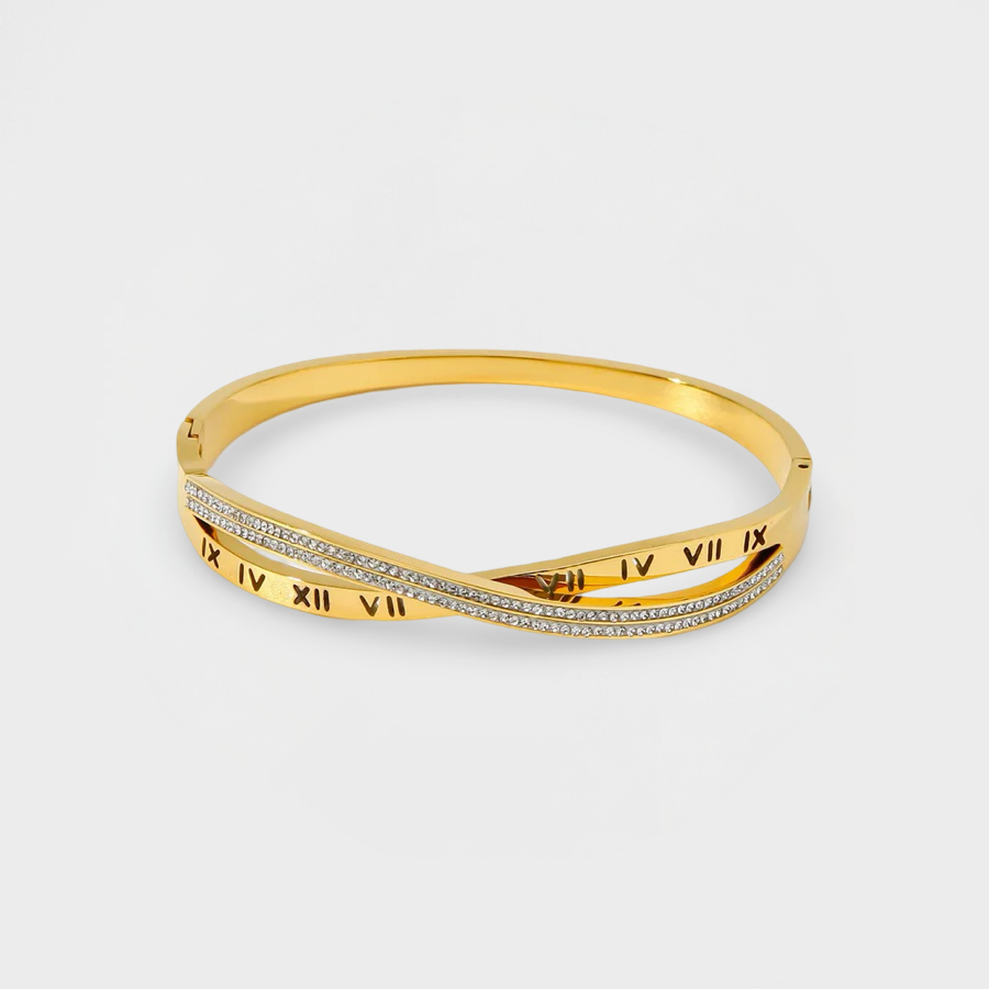 Crossover Roman Bangle-Dazzledvenus