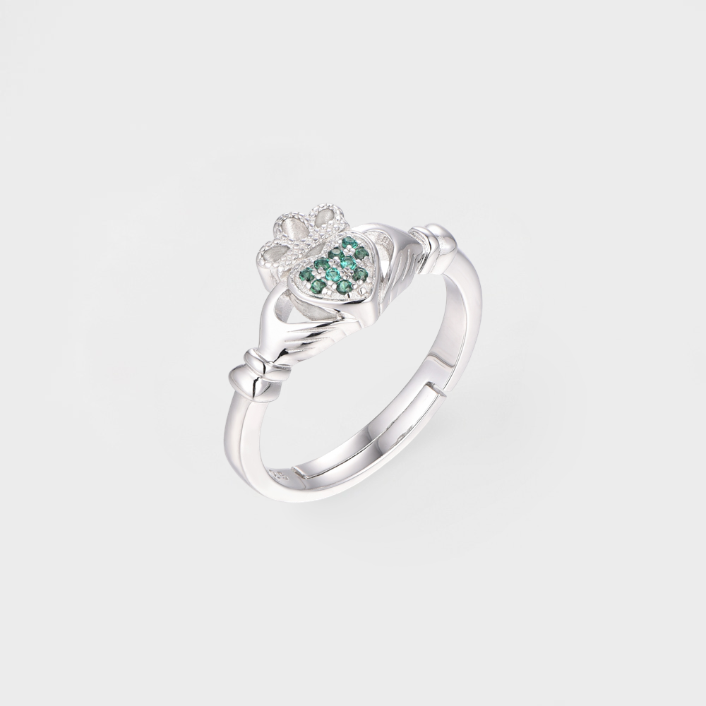 Claddagh Heart Ring-Dazzledvenus