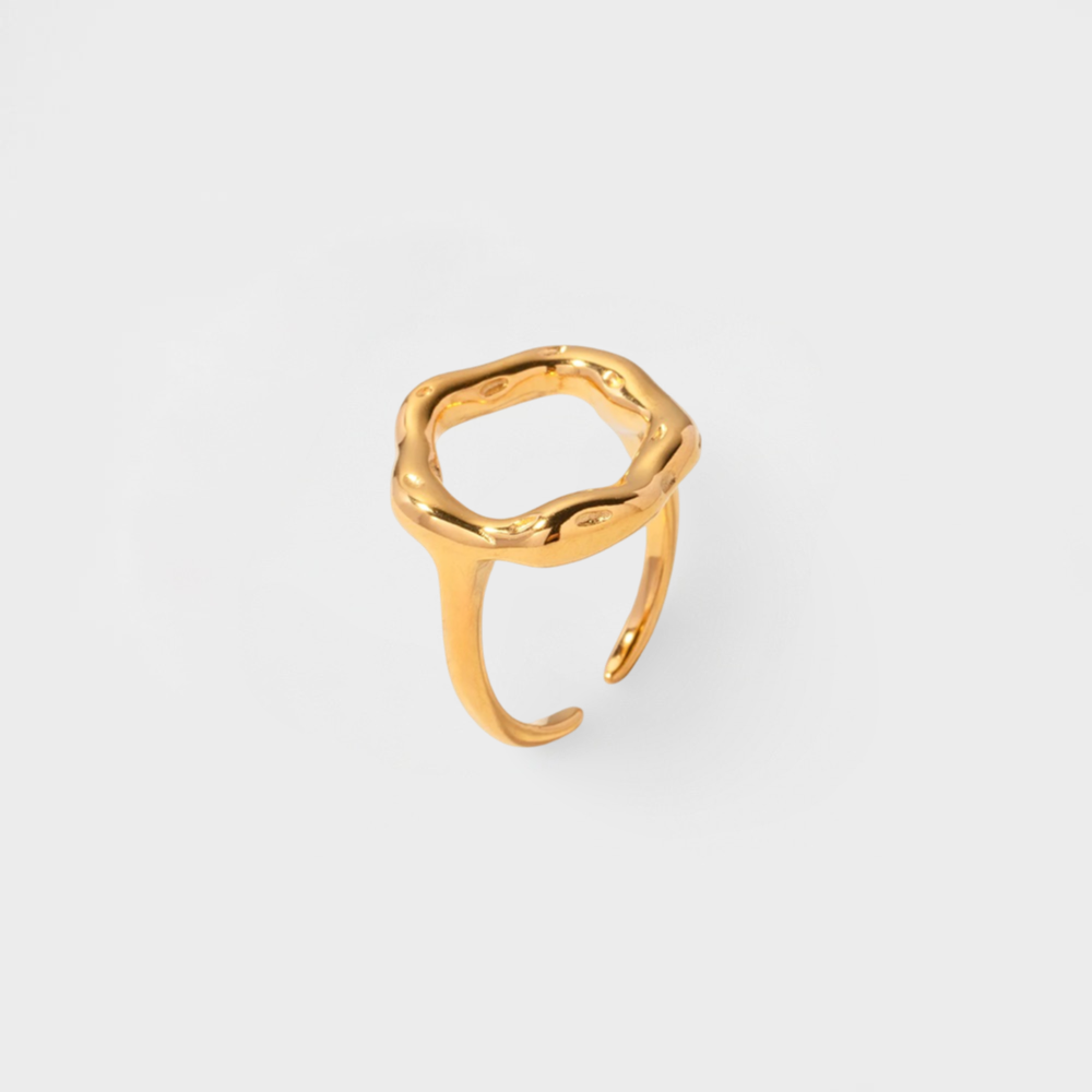 Concave Adjustable Ring-Dazzledvenus