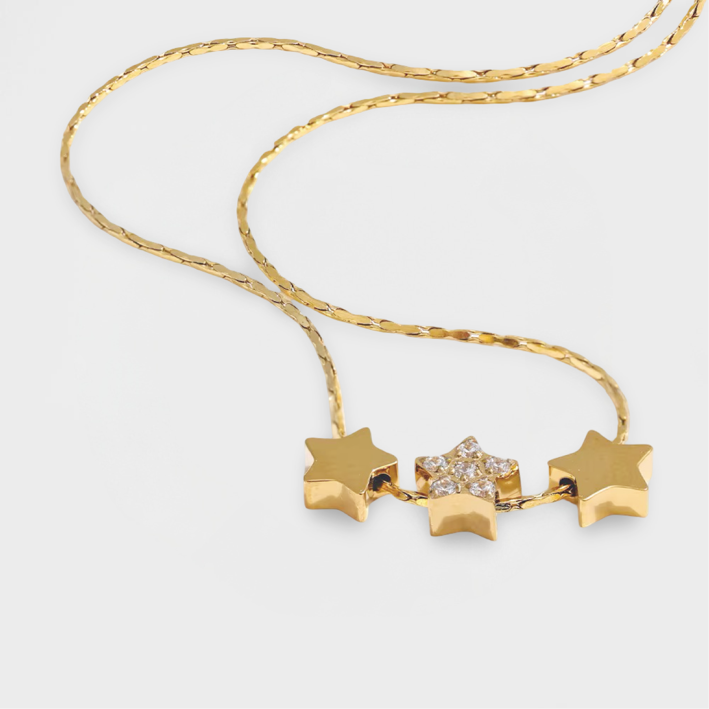 Royal Stars Necklace-Discover sophistication with our Royal Stars Minimalist Pearl Necklace. Elevate your style with this timeless accessory. Order yours today! 🏆-Dazzledvenus