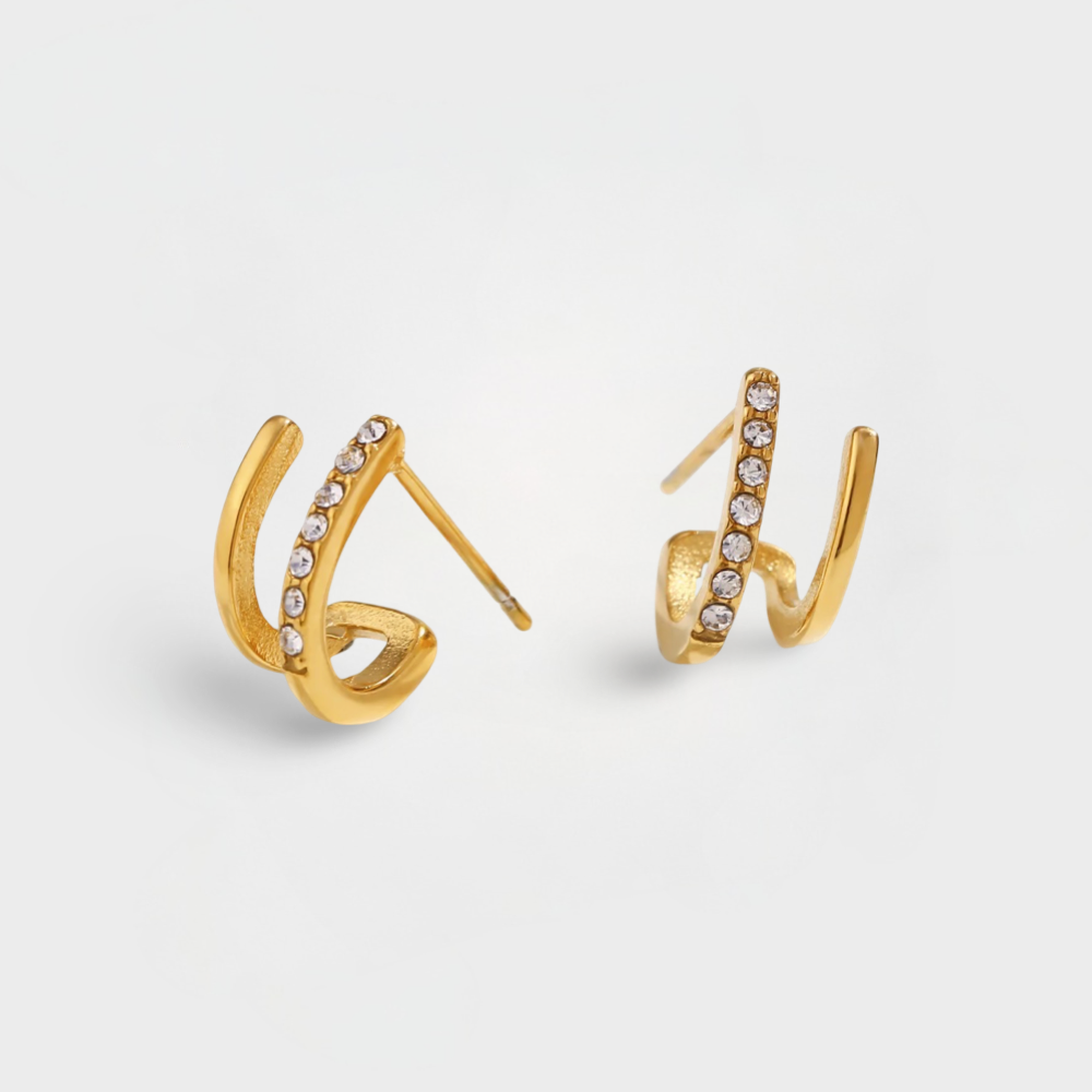 Elliot Bar Stud Earring--Dazzledvenus