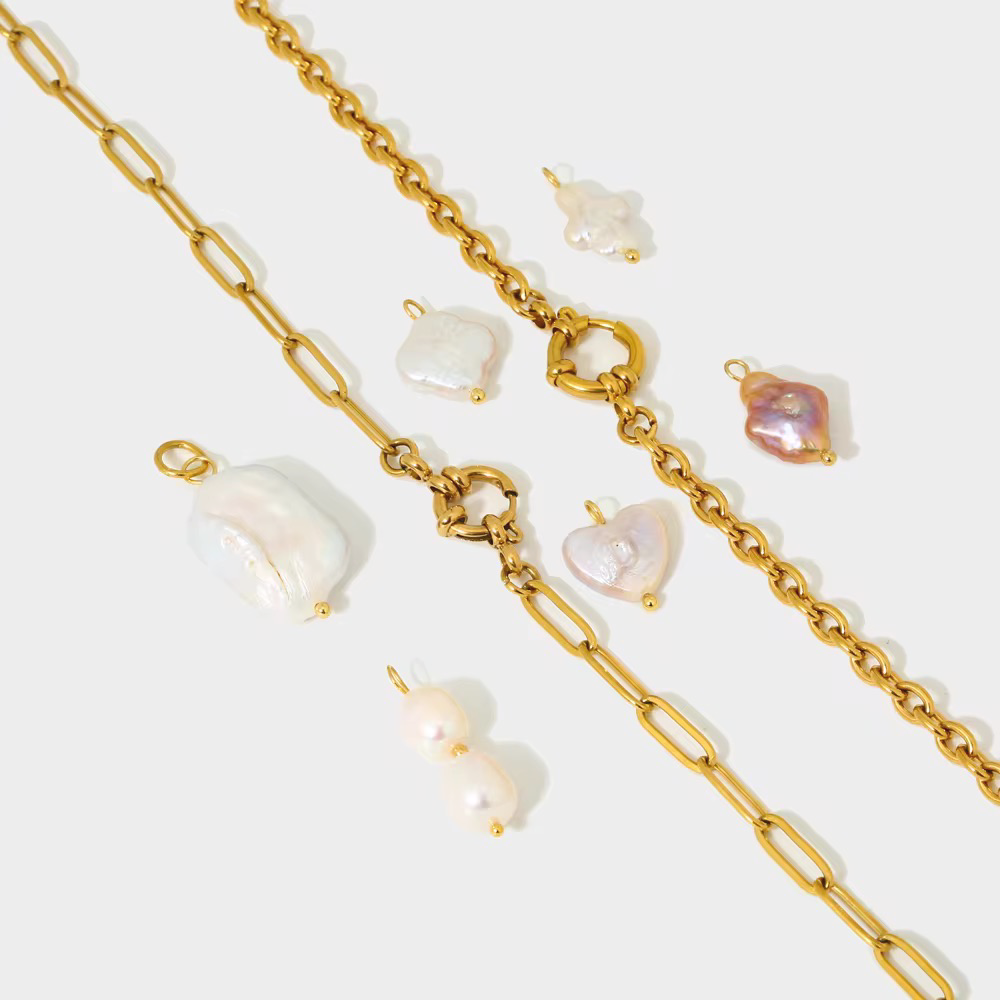 DYO Paperclip Necklace-Purchase stylish Twisted Herring Bone Necklace. Explore our online collection for trendy accessories reflecting the charm of the Emerald Isle. Order yours now!-Dazzledvenus
