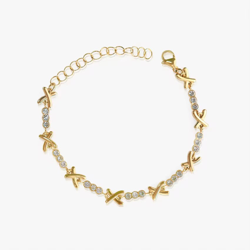 Xoxo Love Bracelet-Shop our exclusive collection of crystal bracelets online. Elevate your style and energy with our stunning range available for purchase now! Visit our website!💯-Dazzledvenus