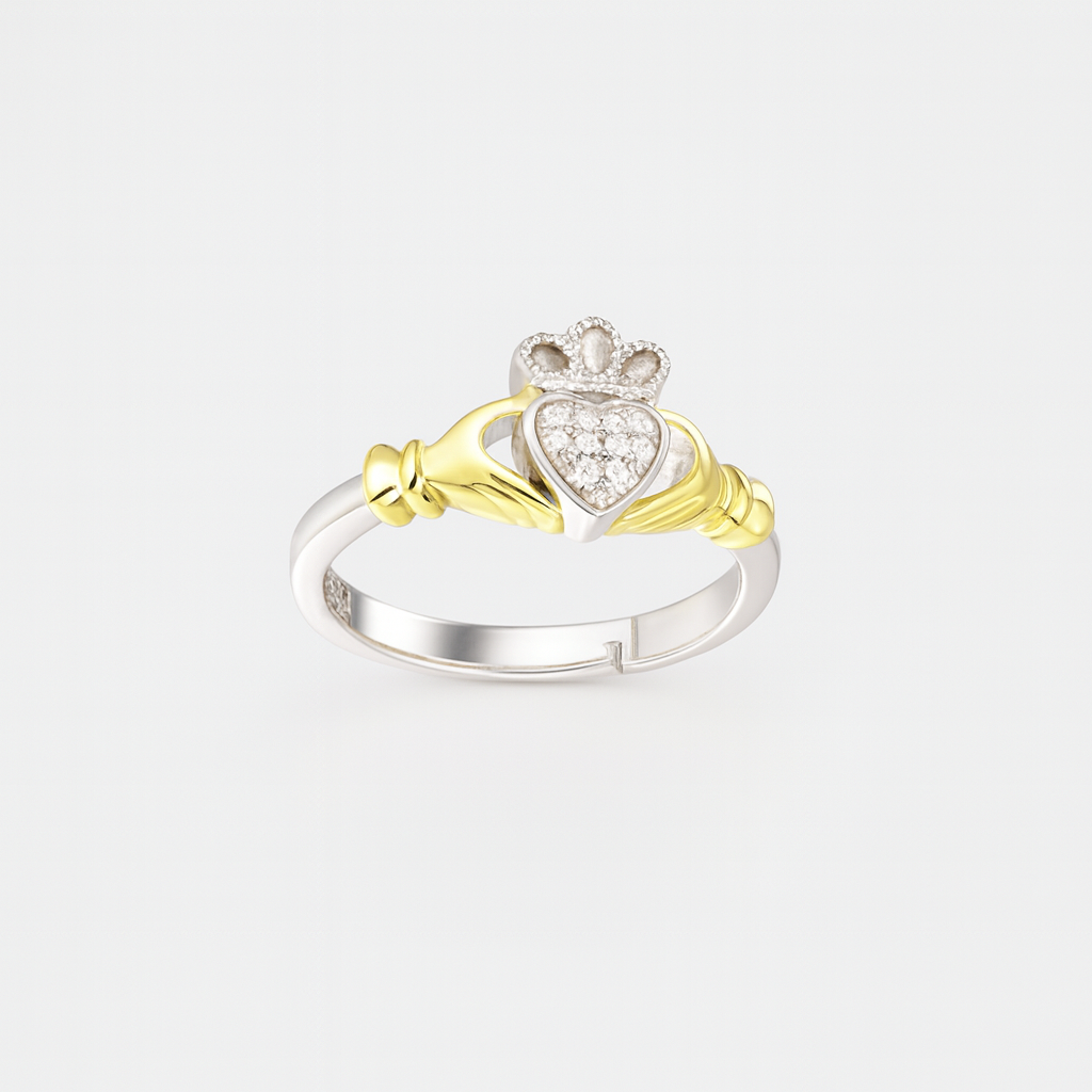 Claddagh Heart Ring-Dazzledvenus
