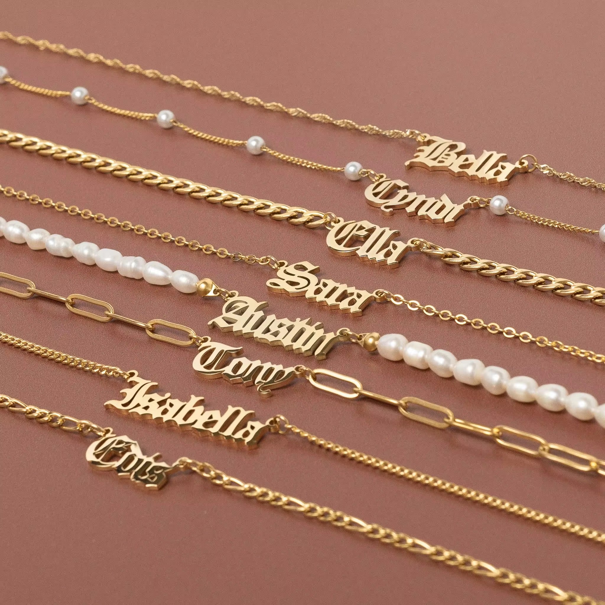 Gothic Name Necklace-Elevate your fashion game instantly! Order your Personalized Bubble Name Choker today to add a personalized touch to your style. Don't miss out. Shop Now! 💥-Dazzledvenus