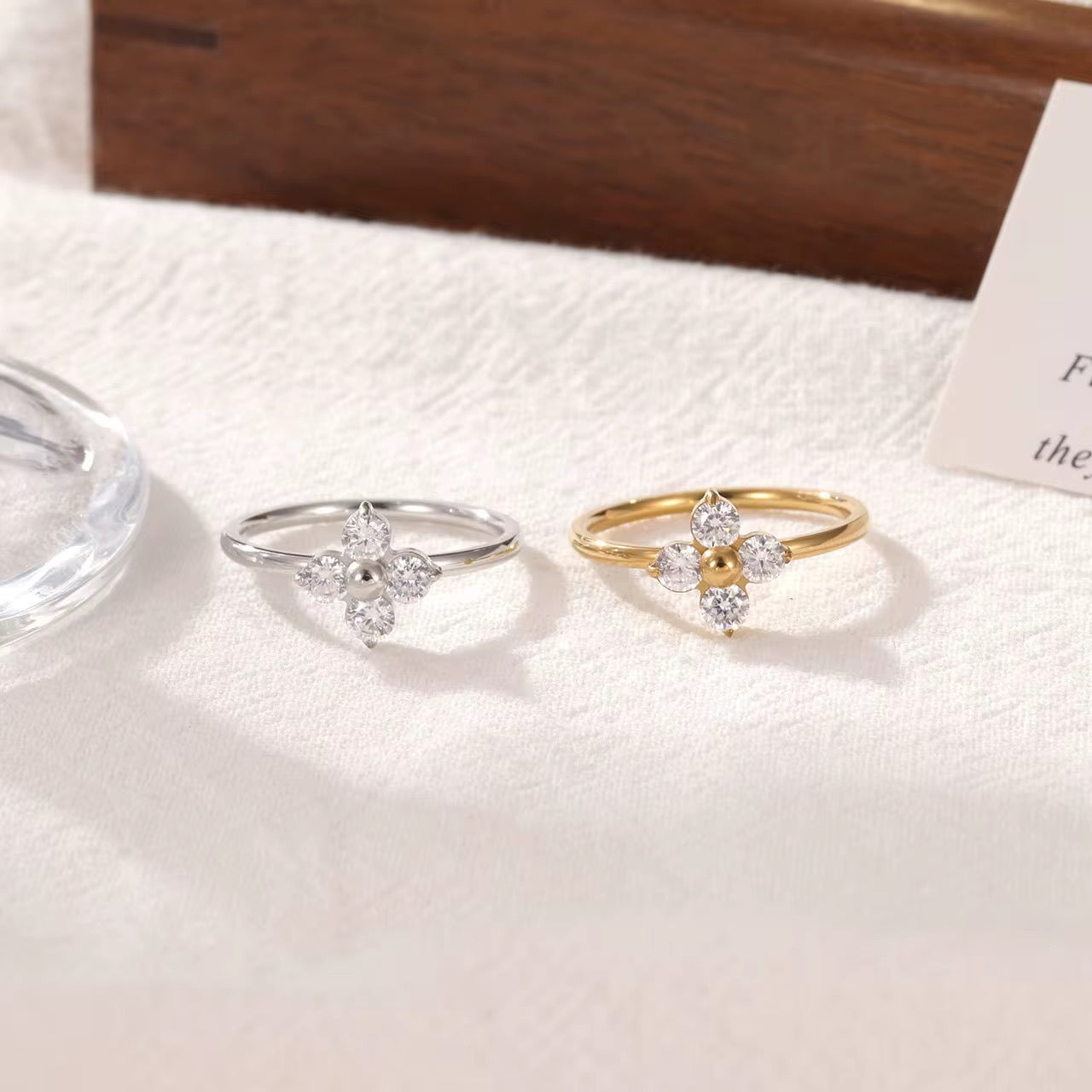 Angelic Clover Ring-Dazzledvenus