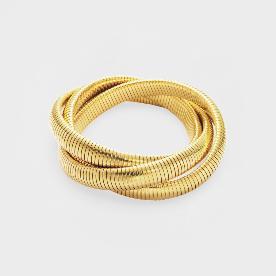 Flex Interlocking Snake Bracelet--Dazzledvenus