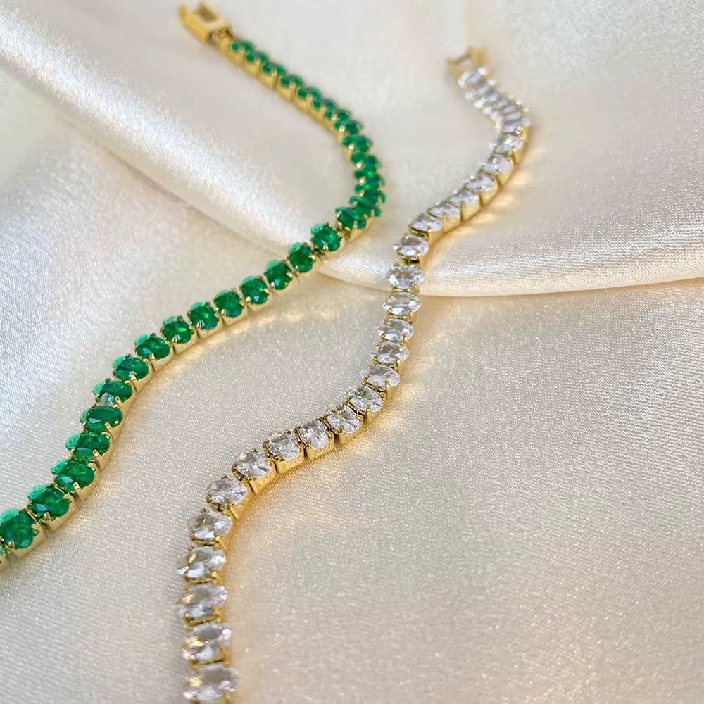 Marquise Tennis Bracelet-Dazzledvenus