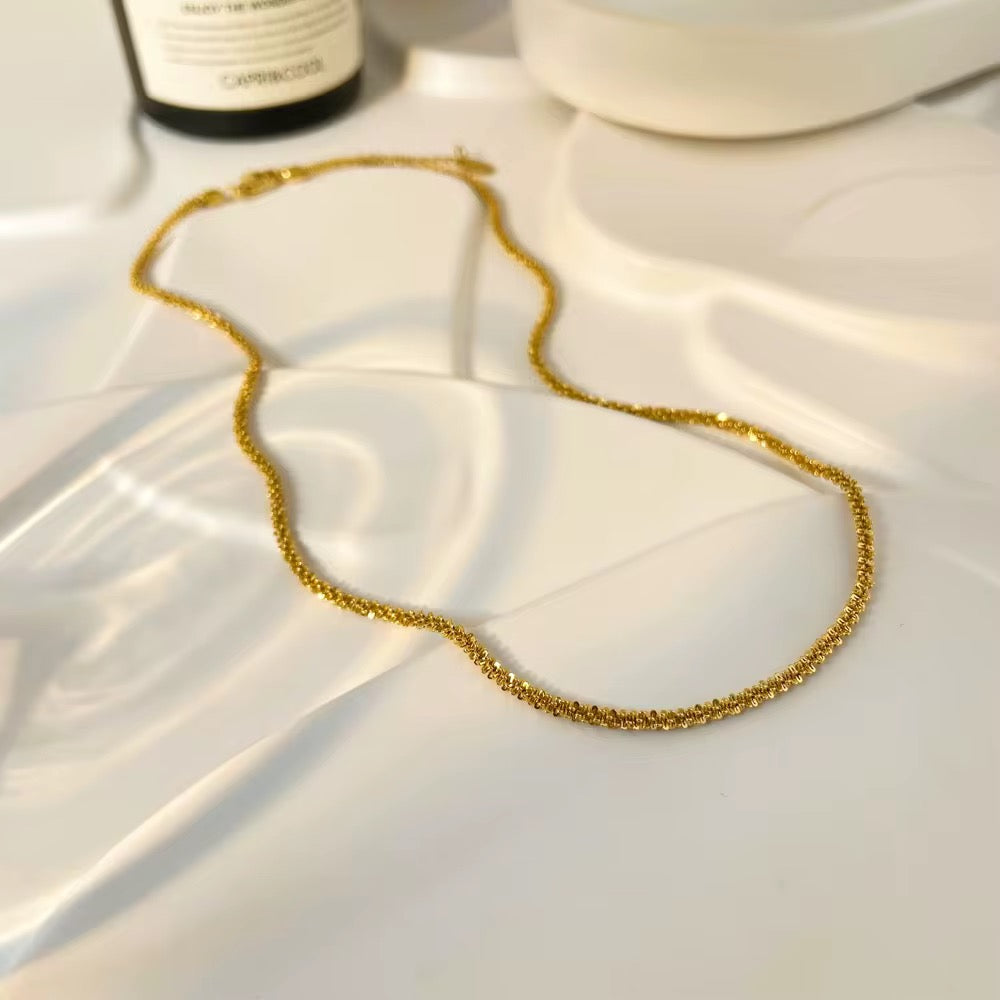 Italian Flashing Chain Necklace