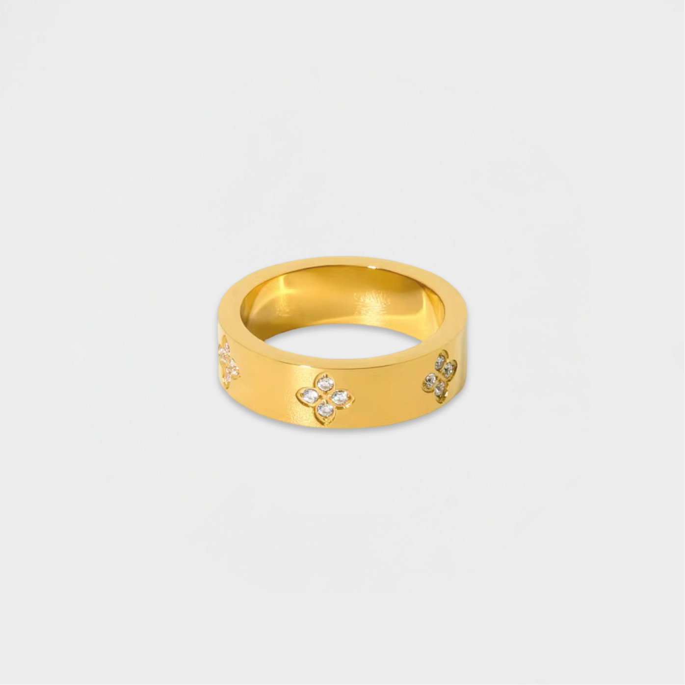 Clover Band Ring-Dazzledvenus