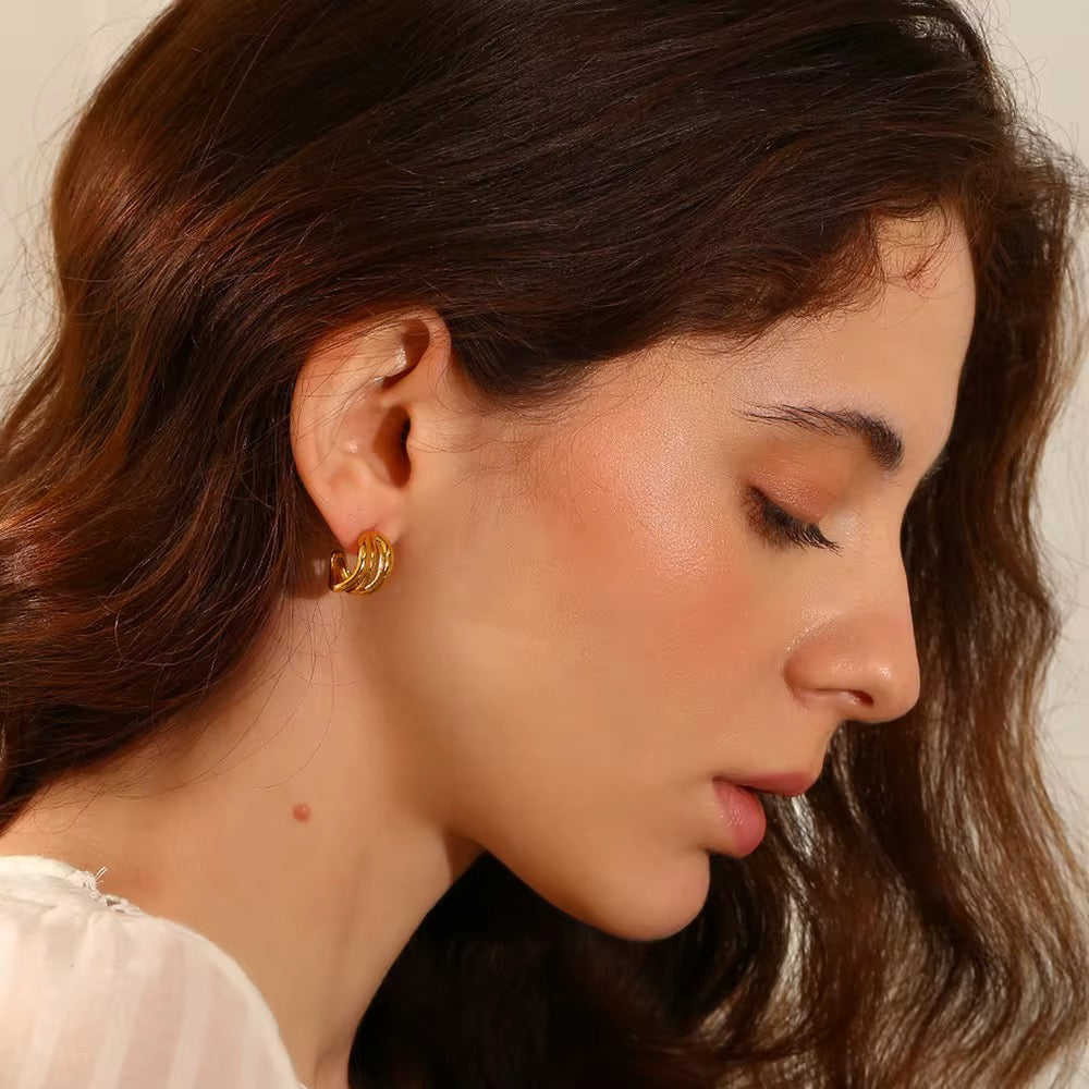 Mini Wave Earring
