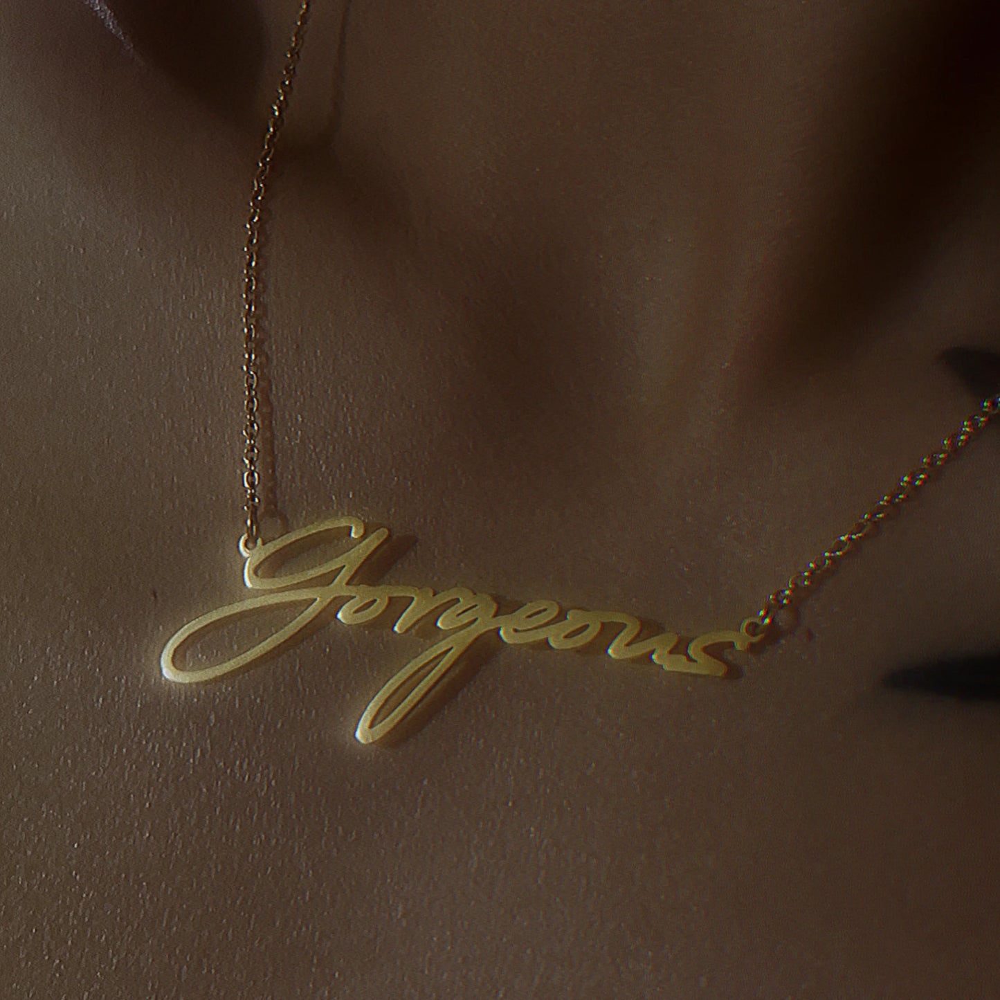 Gorgeous Inscription Minimalist Necklace-Dazzledvenus