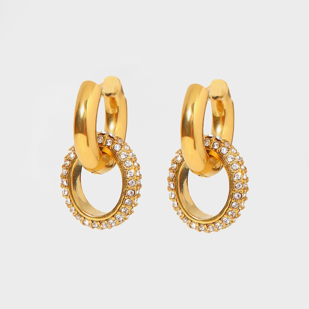 Grace Hoop Earring--Dazzledvenus