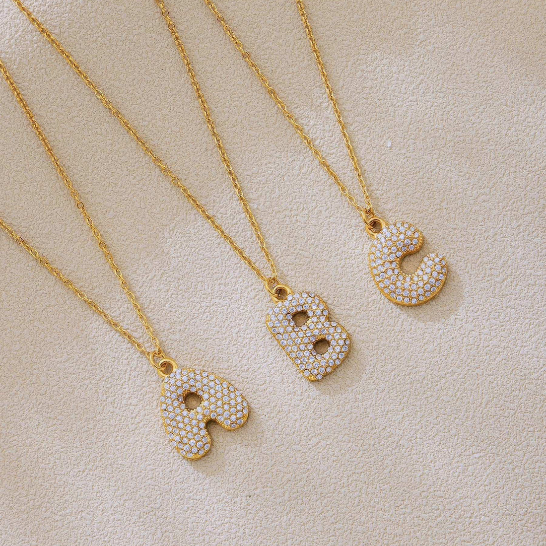Hailey Pavè Bubble Necklace-Dazzledvenus