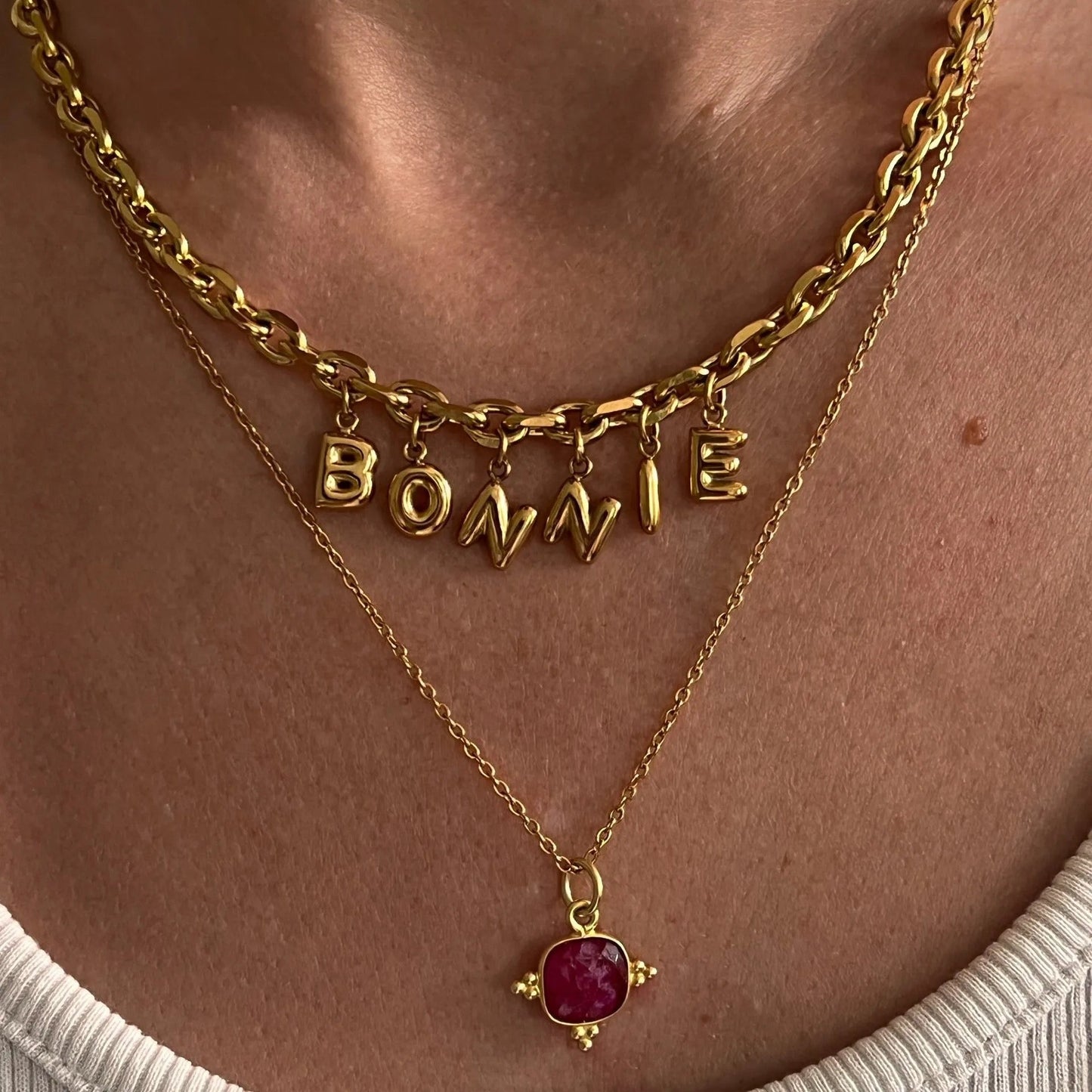 Personalized Bubble Name Choker-Elevate your fashion game instantly! Order your Personalized Bubble Name Choker today to add a personalized touch to your style. Don't miss out. Shop Now! 💥-Dazzledvenus