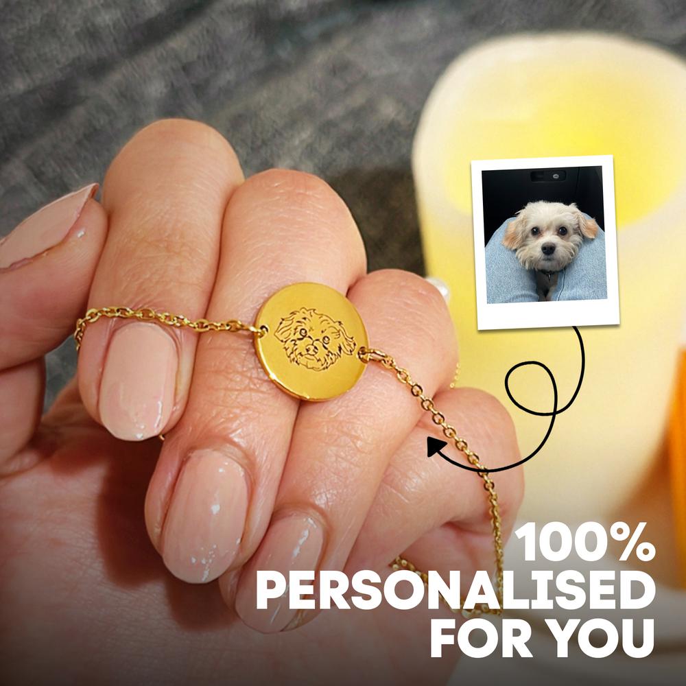 Personalized Pet Photo Bracelet-Seize the moment! Order your personalized pet photo bracelet now and keep your furry friend close. Our exclusive deal ensures a one-of-a-kind accessory. Shop Now-Dazzledvenus