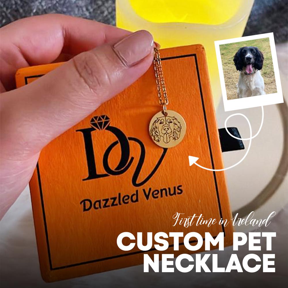 Personalized Pet Photo Necklace-Don't miss out! Secure your personalized pet photo necklace today. Our exclusive offer ensures you carry your furry friend's essence wherever you go. Order now!-Dazzledvenus