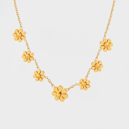 Tiny Daisies Flower Necklace-Elevate your style with a charming Tiny Daisies Flower Necklace. Embrace serenity and femininity with this timeless accessory. Shop yours now. 💕-Dazzledvenus