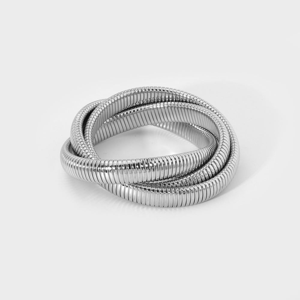 Flex Interlocking Snake Bracelet--Dazzledvenus