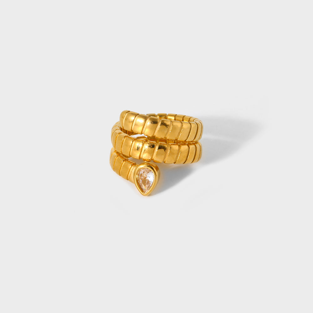 Coil Tuobogas Serpenti Ring-Dazzledvenus