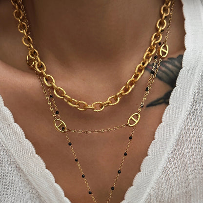 Curb Chain Shine Necklace--Dazzledvenus