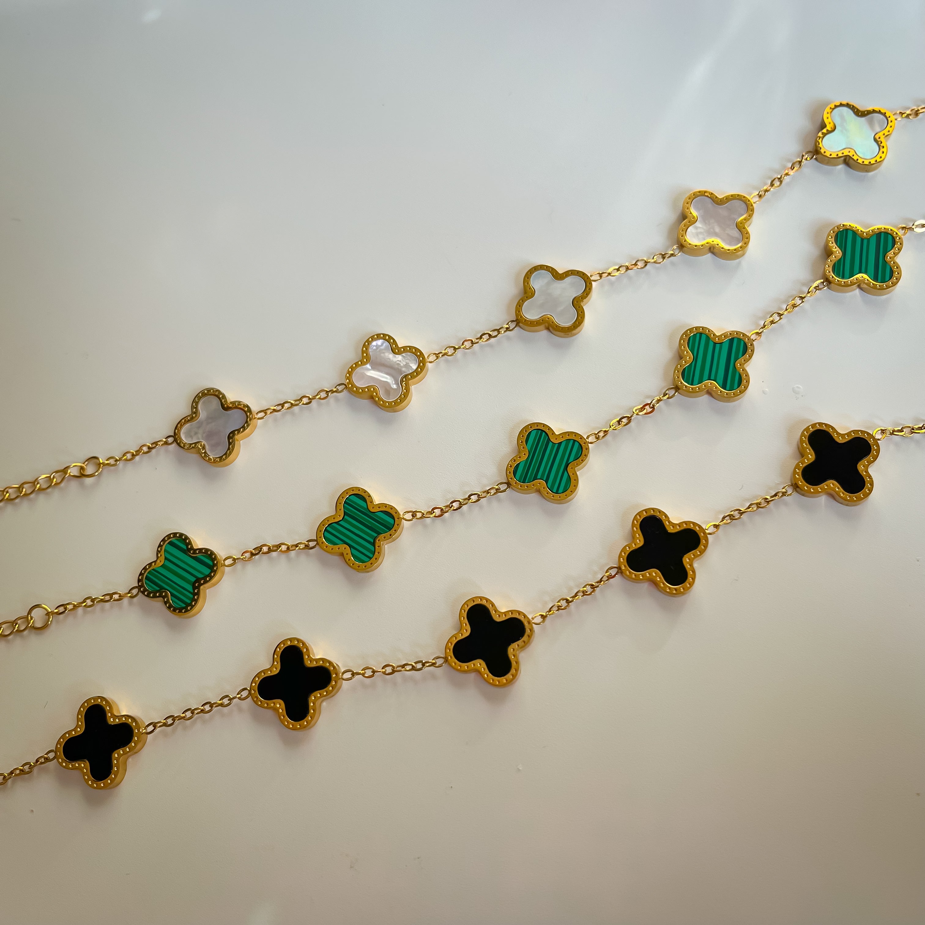 Clover bracelet hot sale