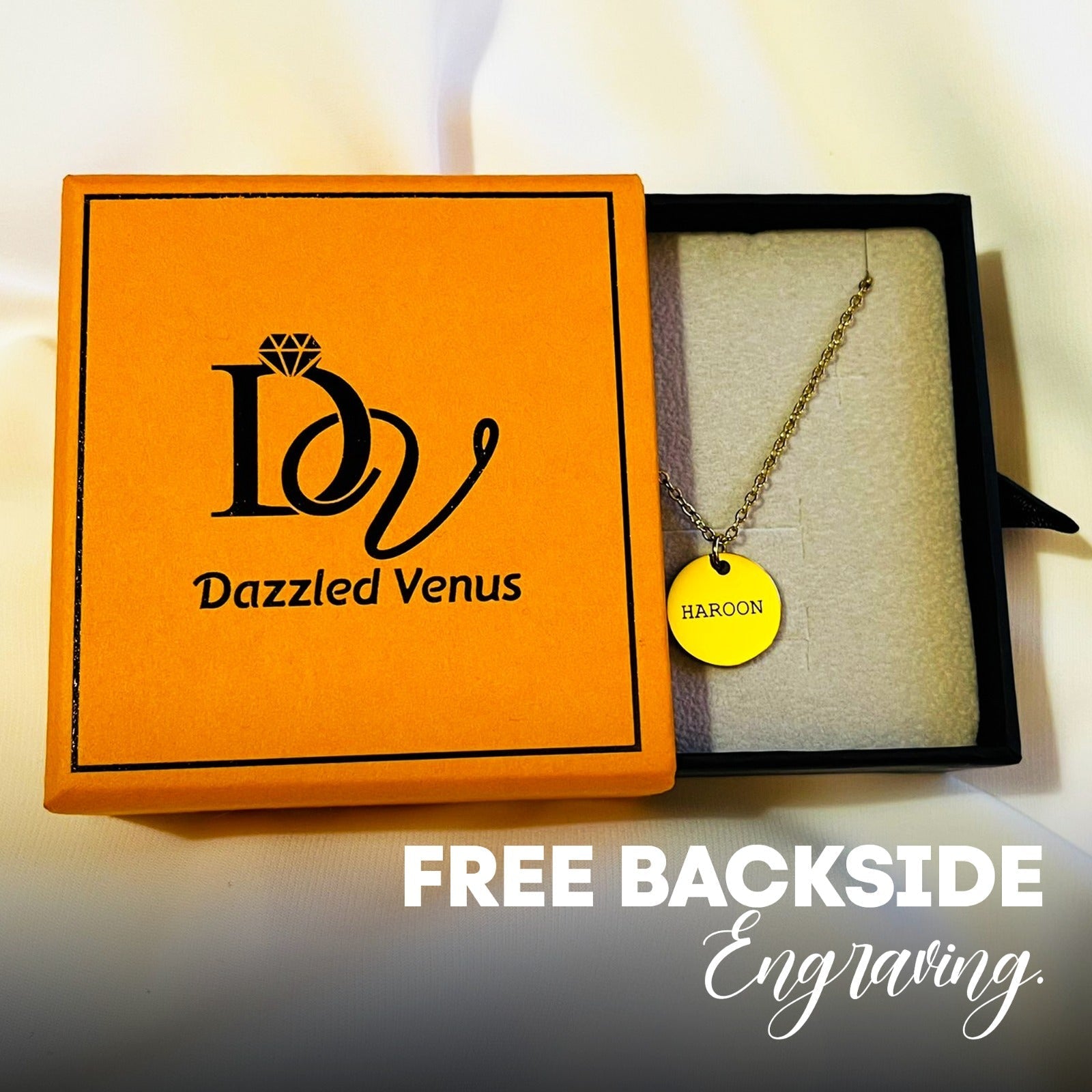 Personalised Portrait Necklace--Dazzledvenus