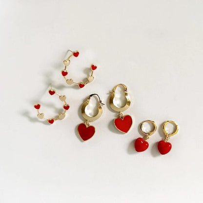 Red Edit Earring - (Variant Available)--Dazzledvenus