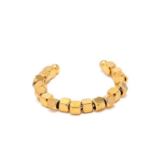 Square Beads Adjustable Ring--Dazzledvenus