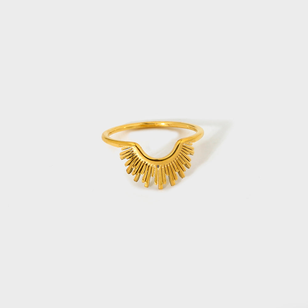 Golden Hour Sun Ring--Dazzledvenus