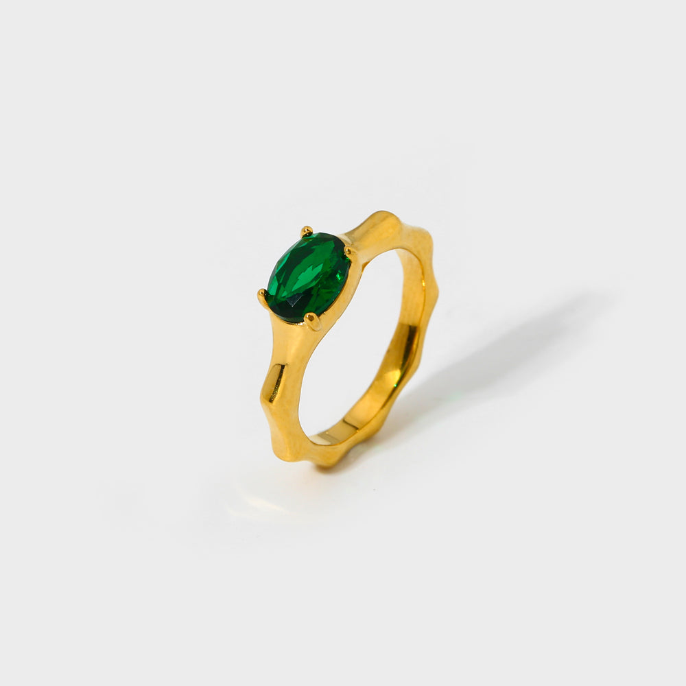 Magma Emerald Ring--Dazzledvenus