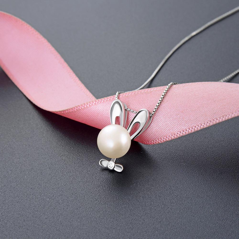Miffy Rabbit Necklace-Silver-Dazzledvenus