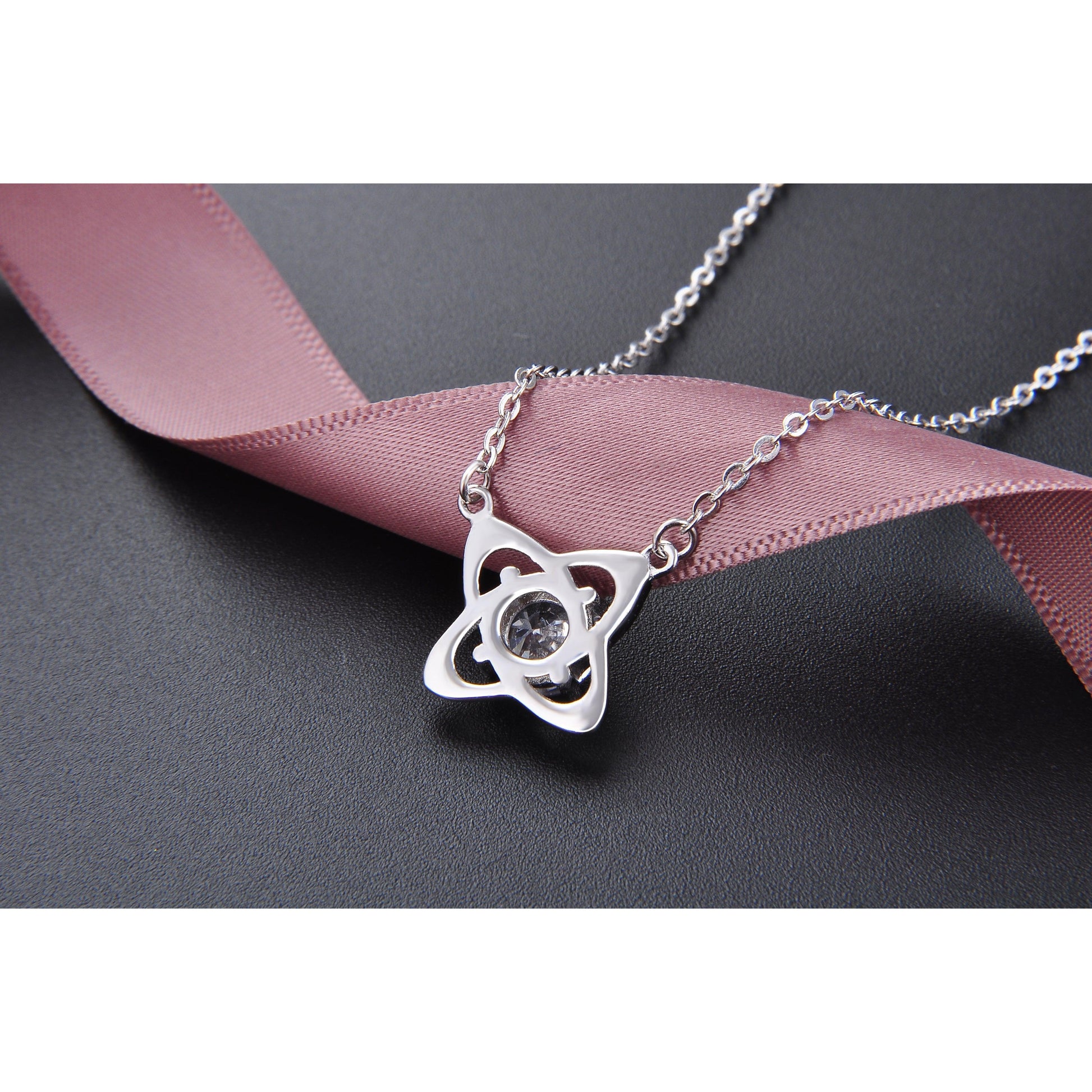 Moon Song Necklace-Silver-Dazzledvenus