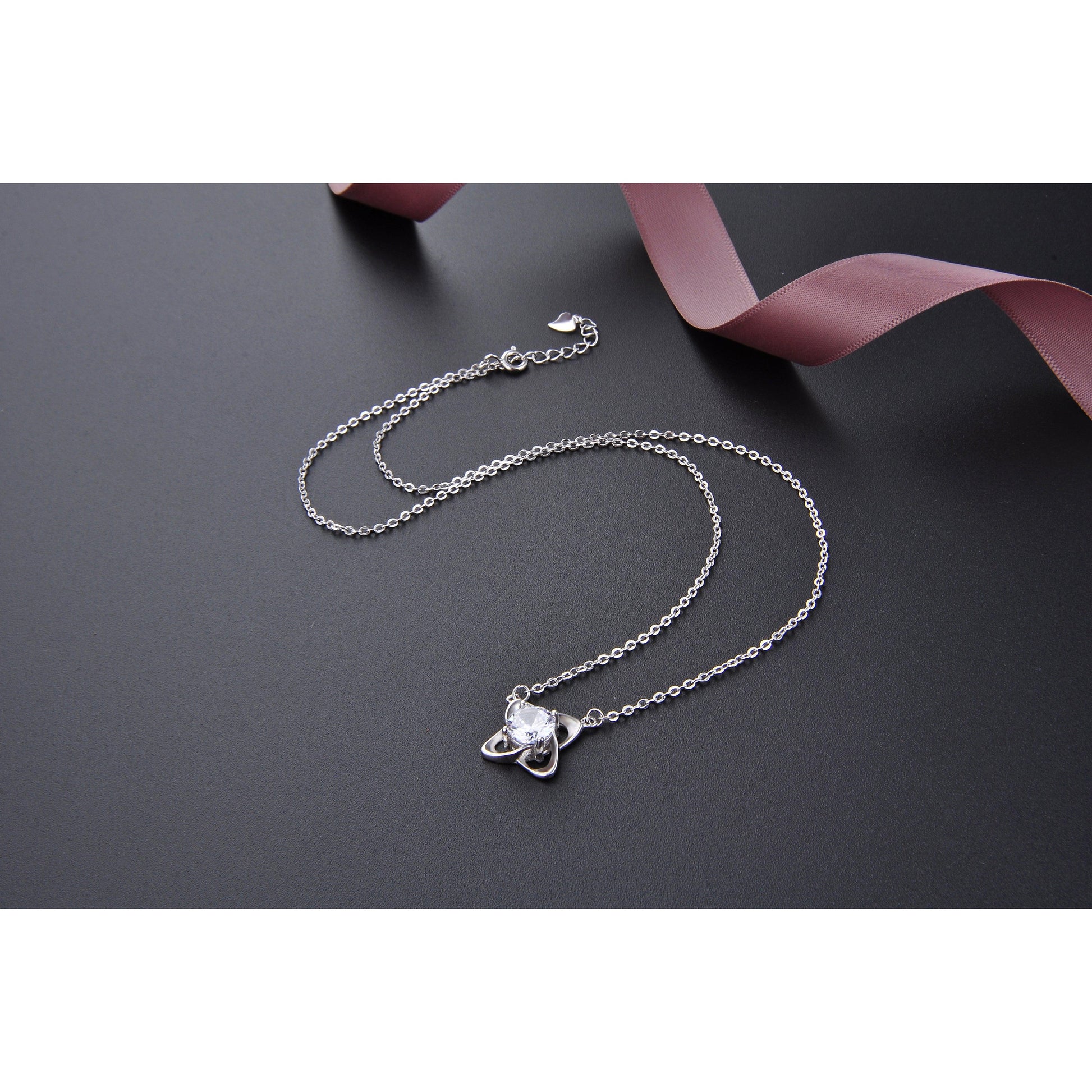 Moon Song Necklace-Silver-Dazzledvenus